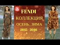 FENDI  КОЛЛЕКЦИЯ  ОСЕНЬ_ ЗИМА   2015 - 2016