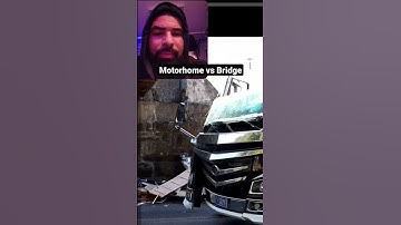😢 RV VS BRIDGE ( MOTORHOME ) MOTORHOME FAILS, MOTORHOME CRASH, EPIC FAIL, RV FAIL, RV LIFE,RV CRASH