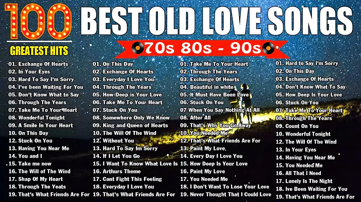 GREATEST HITS OF LOVE SONGS 70'S 80'S 90'S🌹BEST 100 LOVE SONGS MEDLEY 2024🌹AIR SUPPLY, LIONEL RICHIE