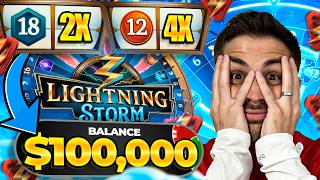 LIGHTNING STORM TOOK MY BALANCE TO $100,000?!