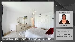 755 Dotterel Road, Unit 1411, Delray Beach, FL 33444 755 Dotterel Road, Unit 1411, Delray Beach, FL 33444