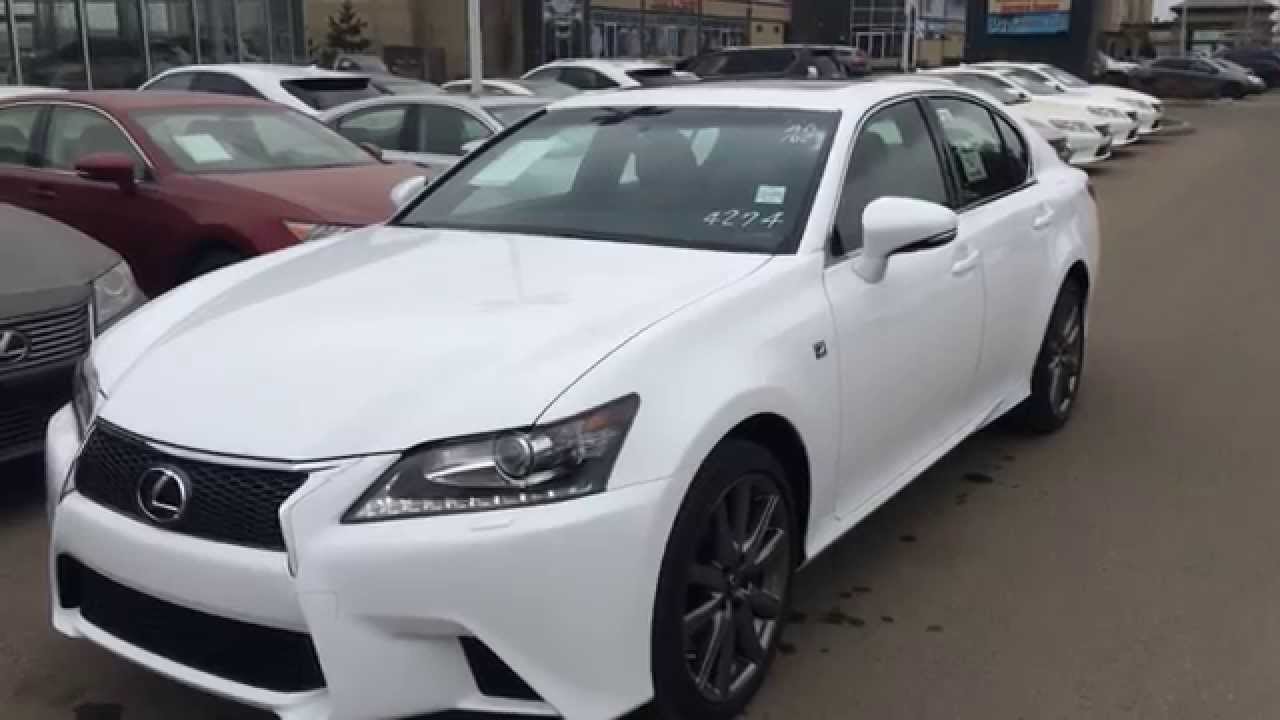 14 Lexus Gs 350 Awd Ultra White On Red F Sport Package Review Youtube