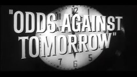 John Lewis 映画「拳銃の報酬」 Main Title  from  ODDS AGAINST TOMORROW