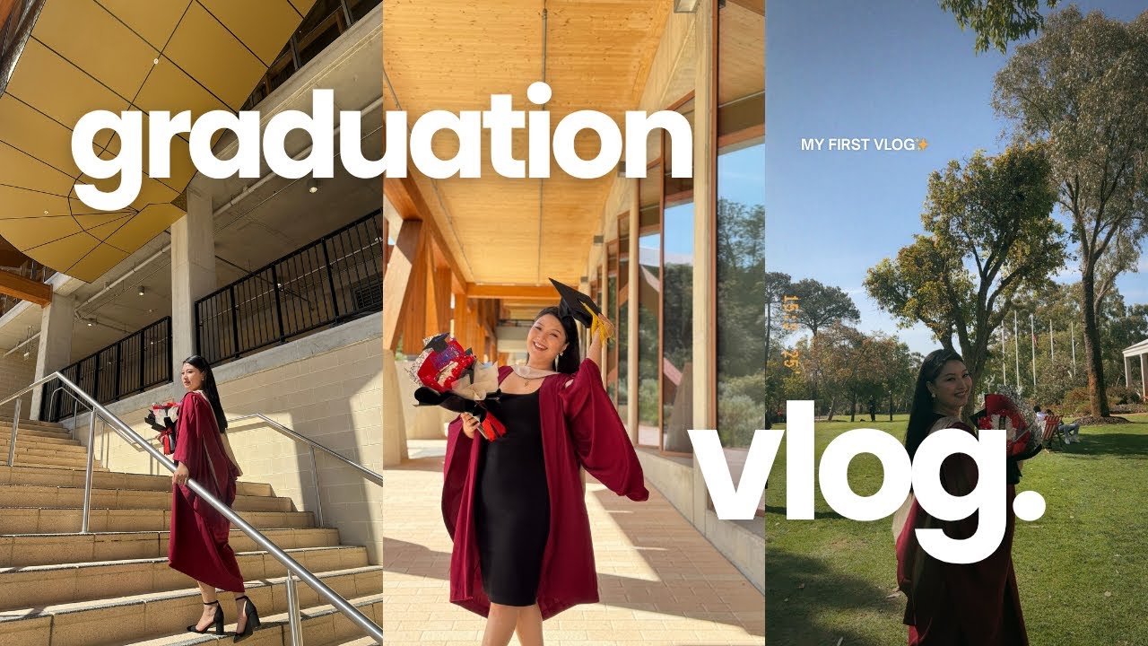 MY FIRST VLOG✨🫶#Graduation #westernaustralia #perth #dress #friends 