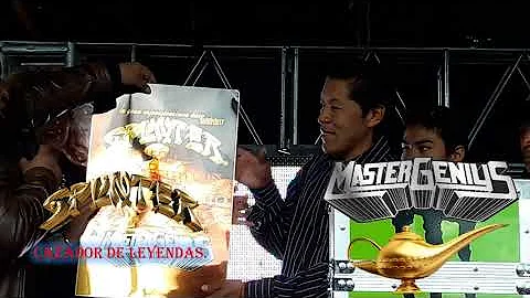 MASTER GENIUS"El espectáculo disco en México" ENTREGA DE RECONOCIMIENTO Splinter Cazador de Leyendas