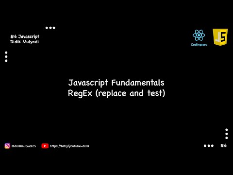 Video: Bagaimana Anda memeriksa apakah sebuah string adalah alfanumerik dalam Javascript?