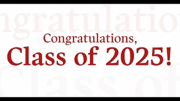 Congratulations, Class of 2025!