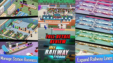 Idle Railway Tycoon Full Detail Review.