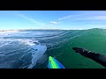 Surf sur un  pointbreak glacial  bretagne 2024  gopro hero 12 black