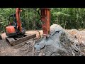 Hammering and drilling rock