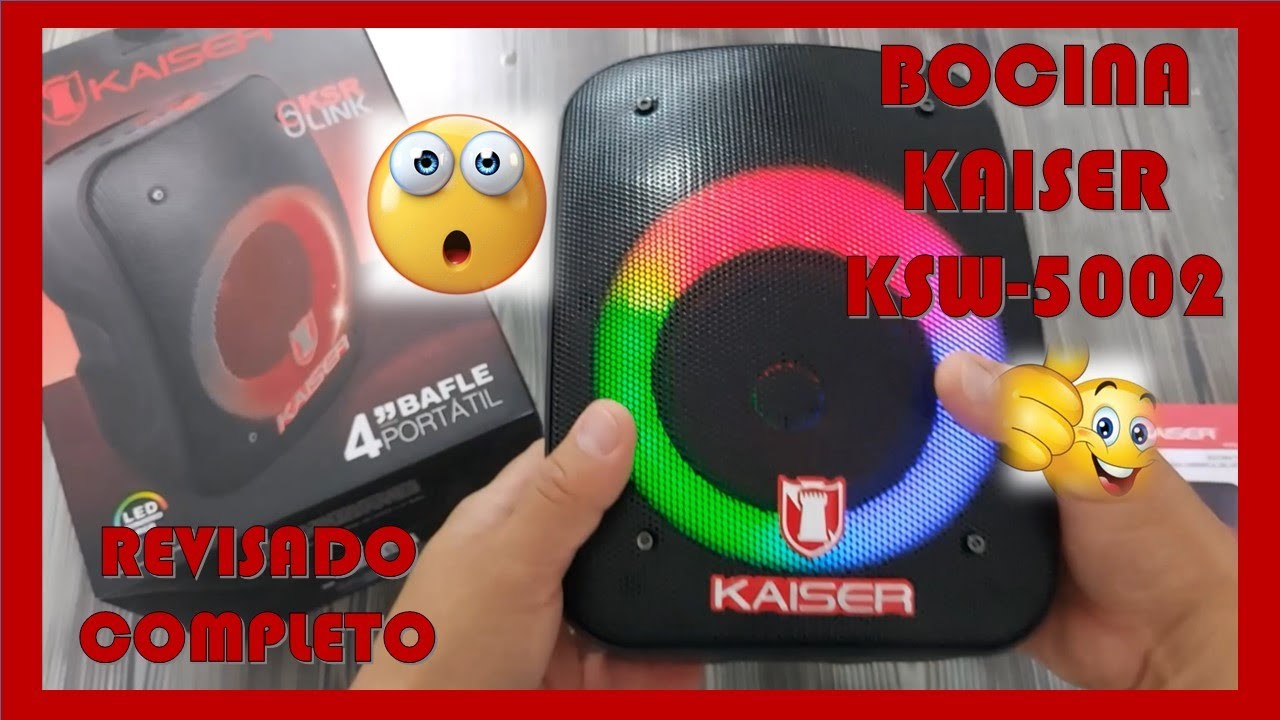 Bocina bluetooth KAISER KSW-5002