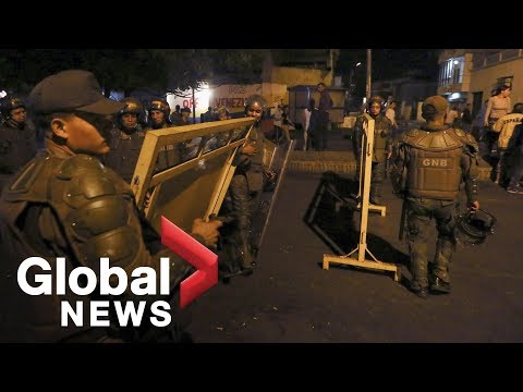 Clashes at Venezuela-Columbia border