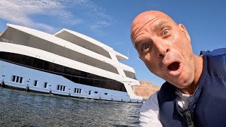Can I ride behind a 120' House Boat?!