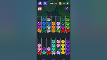 Ball Sort Master Game Level - 165 Without Boosters | Puzzle Game | #entertainment #puzzle #games