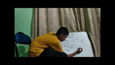 Solving equation with systematic method class 7