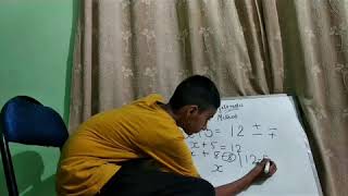 Solving equation with systematic method class 7