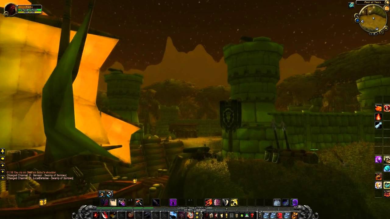 Marshtide Watch Alliance Outpost In Swamp Of Sorrows Youtube