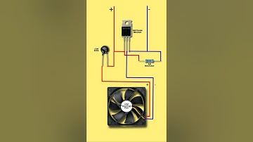 Automatic temperature controlled dc fan | Automatic speed adjustable fan