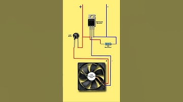 Automatic temperature controlled dc fan | Automatic speed adjustable fan