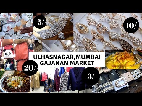Ulhasnagar Mumbai Street food || Wedding Collection || Mumbai Market ||Part 2