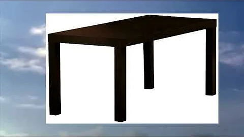 Parson's Coffee Table is Easy to Assemble Compact and Sturdy in Black Espresso or Natural Wood by