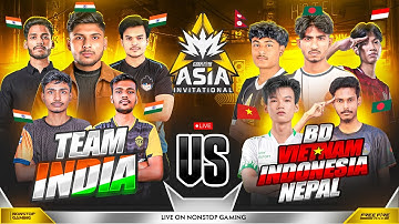 FFMAI BR PLAY-INS WATCH PARTY DAY-2 🔥 🇮🇳 || TEAM INDIA vs INDO, VN, BD, NEPAL #nonstopgaming
