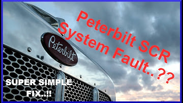 2014 Peterbilt SCR System Fault..!!  Super Simple FIX..!!
