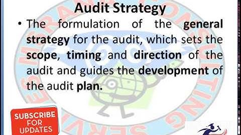 Assurance - Process of Assurance: Planning the Assignment -Chapter 03-Part-1