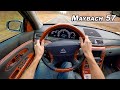 2004 Maybach 57 - Driving the V12 Biturbo Phantom Fighter (POV Binaural Audio)