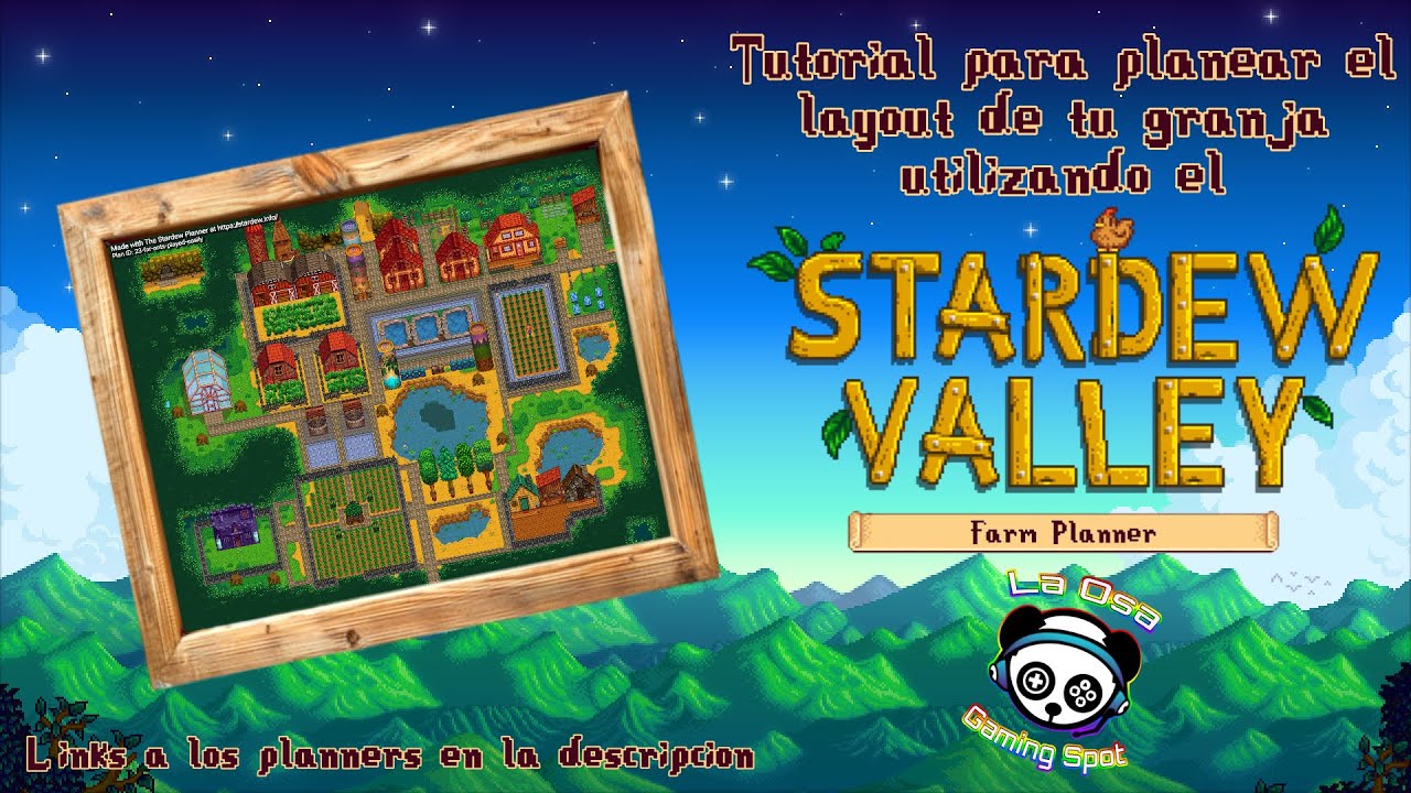 Como planear el layout de tu granja con los Stardew Planners | TUTORIAL | #stardewvalley