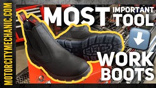 Most Important Tool: Work Boots