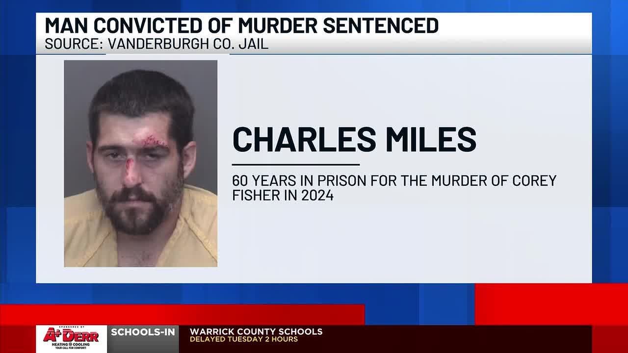Evansville murder suspect sentenced to several decades in prison - YouTube