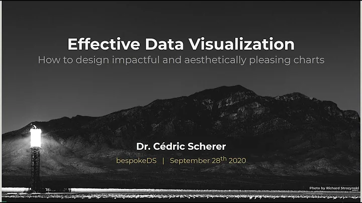 Effective Data Visualization with Cdric Scherer & Matthew Hirschey | Presented by Heureka Labs
