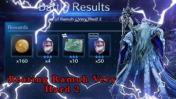 FF7: Ever Crisis] - Ramuh Very Hard 2! The Moment I Beat Ramuh