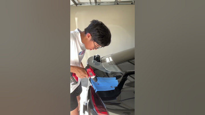 Installing A Wing On My Supra