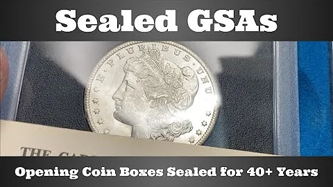 Sealed GSAs - Opening Coin Boxes Sealed for 40+ Years