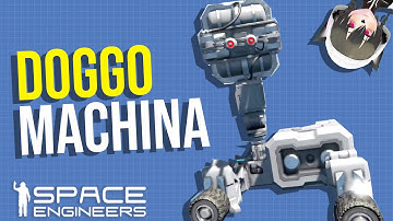 Cursed Warfare 2 Custom Turrets Robot, Space Engineers Silly Builds #3