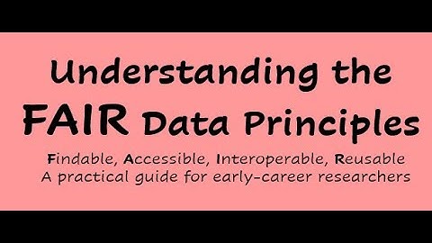 FAIR Data Principles