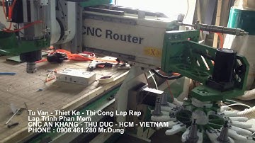 CNC ROUTER 1325 Auto Tool Change 10PC - Auto Label Print
