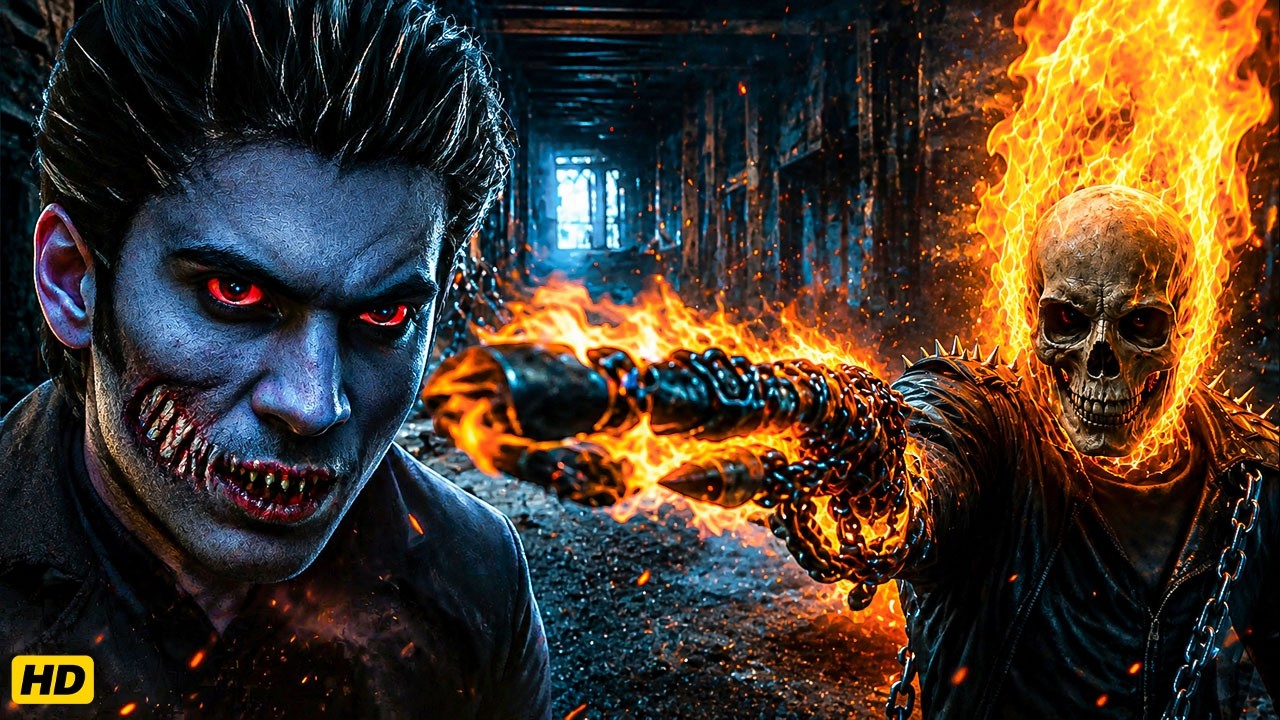 Ghost Rider Vs Blackheart Final Battle | Epic Hollywood Action Scene | Full HD | Nicolas Cage |
