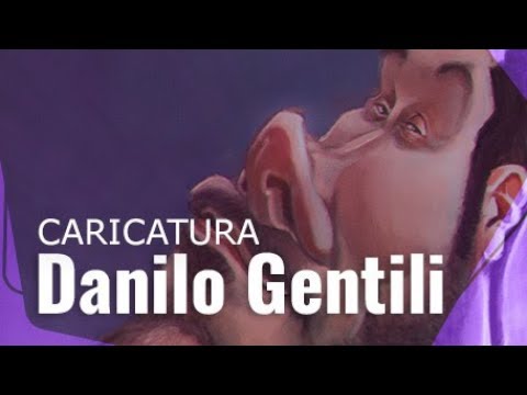 CARICATURA DANILO GENTILI - TIMELAPSE