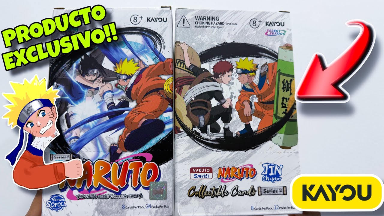 Unboxing the new exclusive Naruto TCG card game 😱 | Master