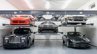 Installing the MOST INSANE Car Lift Ever In My DREAM GARAGE