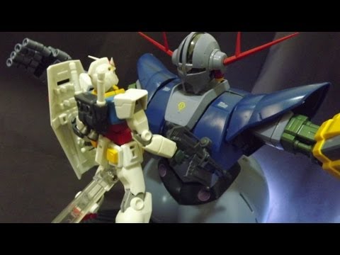 Gundam Stop motion - RX-78-2 VS Zeong (100 subscribers