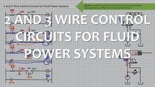 2 and 3 Wire Control Circuits for Fluid Power Systems (Full Lecture)