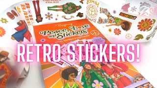 Choose a Retro Theme! Rongrong Retro Stickers &amp; PET Tape flip &amp; swatch