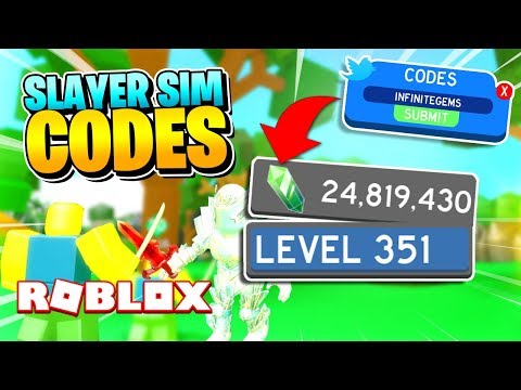 Roblox Slaying Simulator All Codes - youtube roblox slaying simulator codes