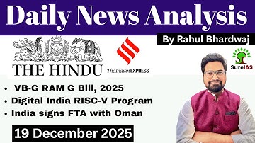 The Hindu & The Indian Express| Daily Current Affairs | UPSC CSE