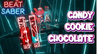 Candy Cookie Chocolateft. Kasane Teto & Hatsune Miku In Beat Saber Full Combo キャンディークッキーチョコレート