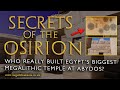 Secrets of the osirion  who built egypts biggest megalithic temple  megalithomania